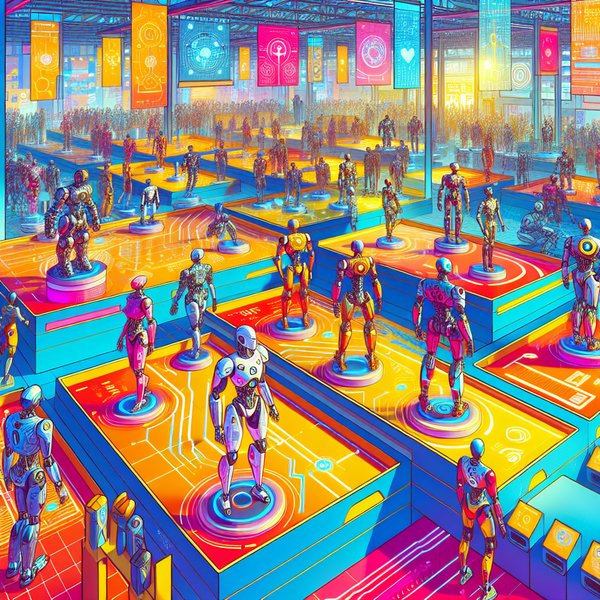 China’s humanoid robot showcase at WAIC 2025