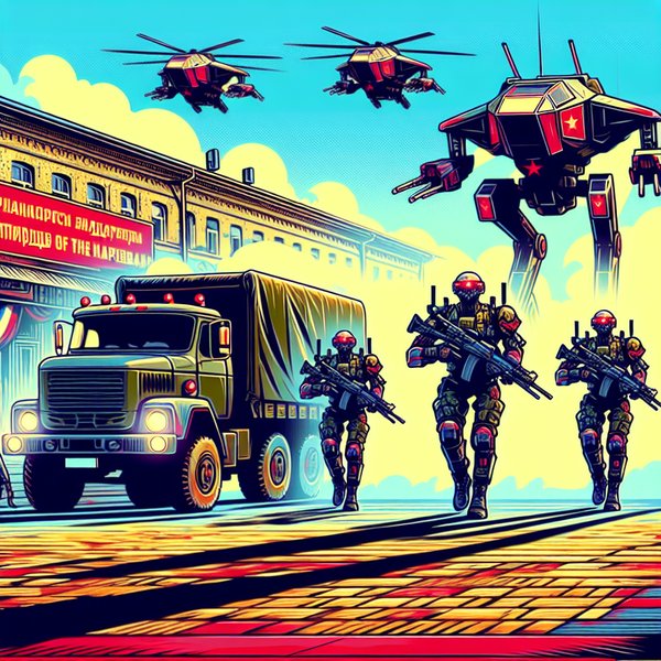 Deployment of Four Marker Combat Robots in Donbass Revealed by Former Space Chief