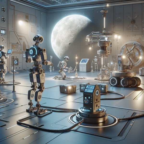 Humanoid robots considered for use at cis-lunar station