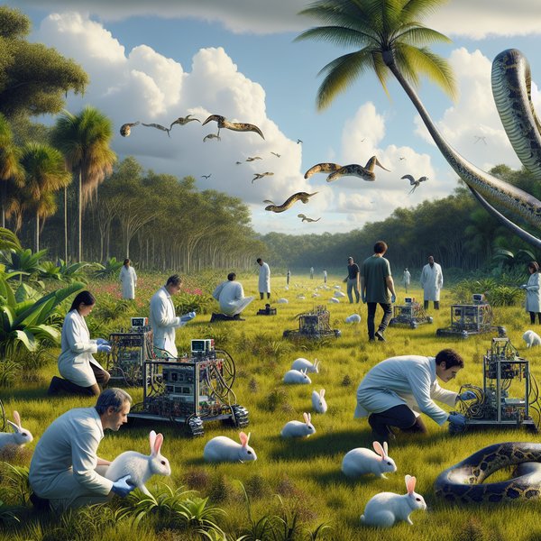 Robotic Rabbits Aid in Combatting Burmese Python Invasion in South Florida