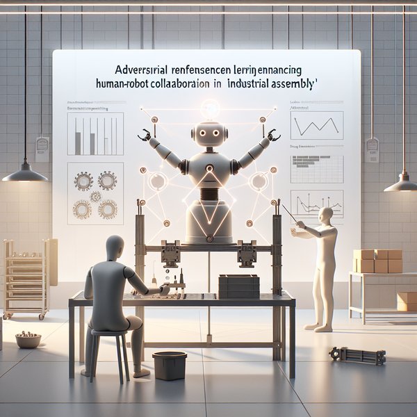 Enhancing Human-Robot Collaboration in Industrial Assembly through Adversarial Reinforcement Learning