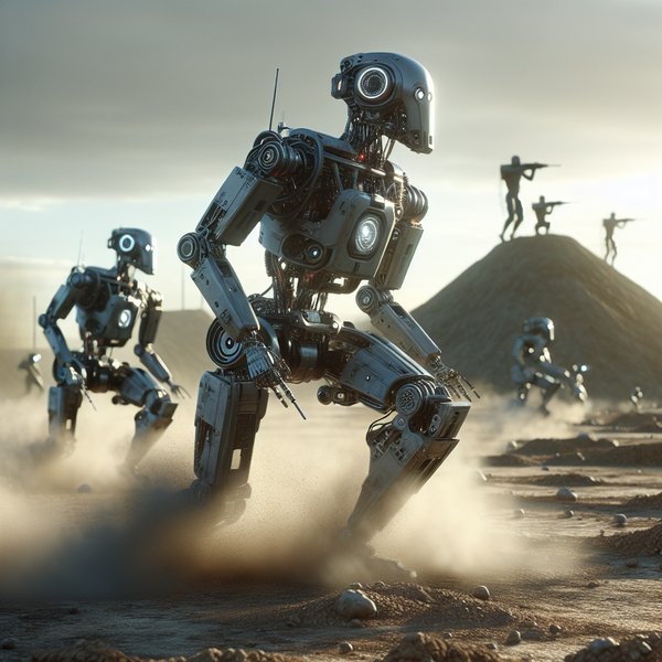 AI-Powered Robots Entering Battlefield Trials