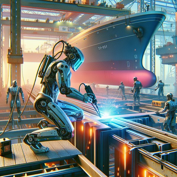 Hyundai Plans to Test Humanoid Welding Robots at Shipyards