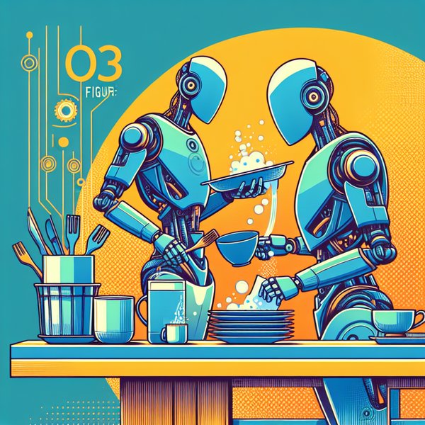 Humanoid Robot Figure 03 Efficiently Handling Daily Chores