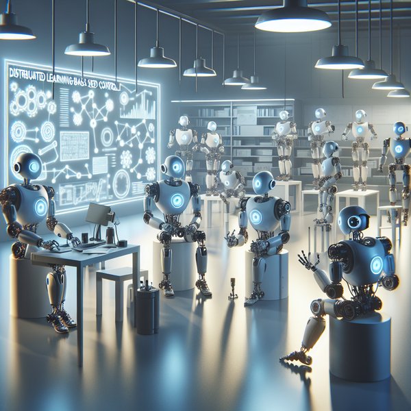 Enhancing Multi-Robot Systems Through Learning-Based Distributed Control