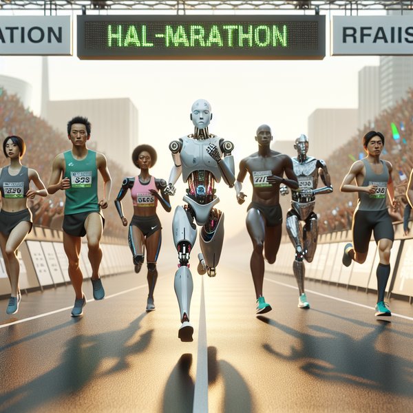 Robots Set New Record in Beijing Half-Marathon