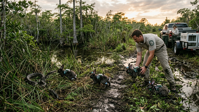 Using Robot Rabbits to Control Burmese Python Population in Florida’s Everglades